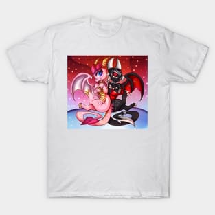 Cynder & Ember the dragon T-Shirt